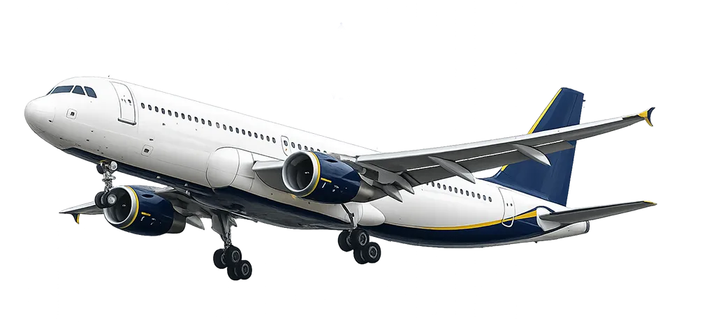 Airplane in flight