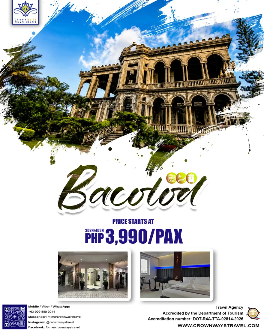 Bacolod tour package poster — Bacolod, Negros Occidental