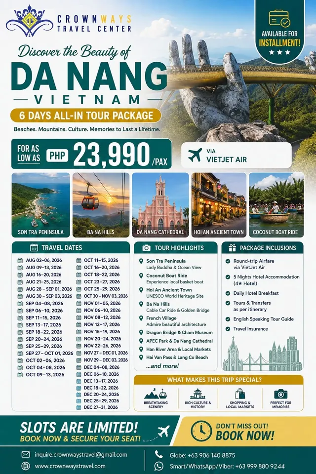 Da Nang, Vietnam 6-Day All-In Tour poster — Da Nang, Vietnam