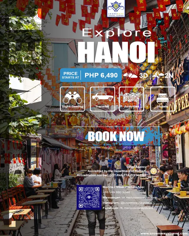 Hanoi, Vietnam tour package poster — Hanoi, Vietnam