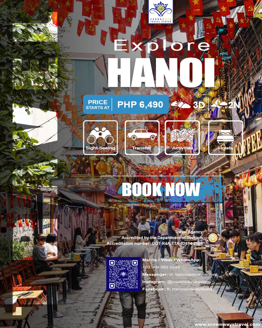 Hanoi, Vietnam tour package poster — Hanoi, Vietnam