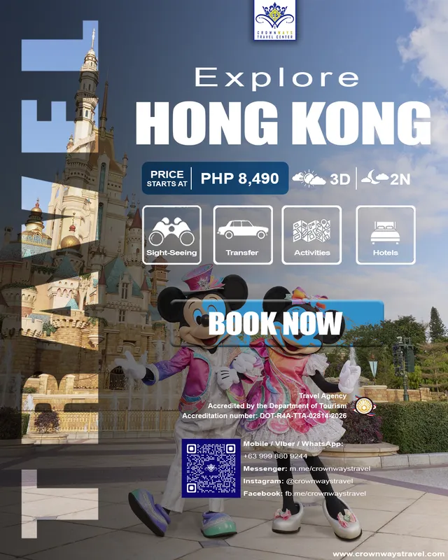 Hong Kong tour package poster — Hong Kong