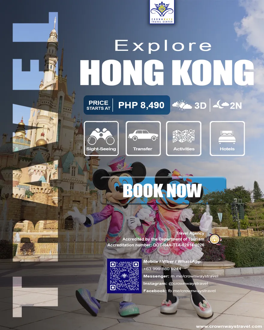 Hong Kong tour package poster — Hong Kong