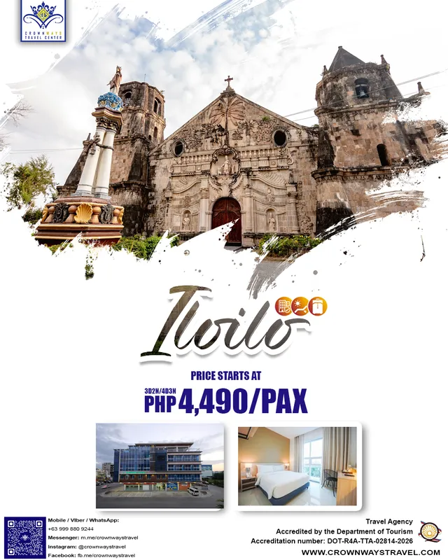 Iloilo tour package poster — Iloilo