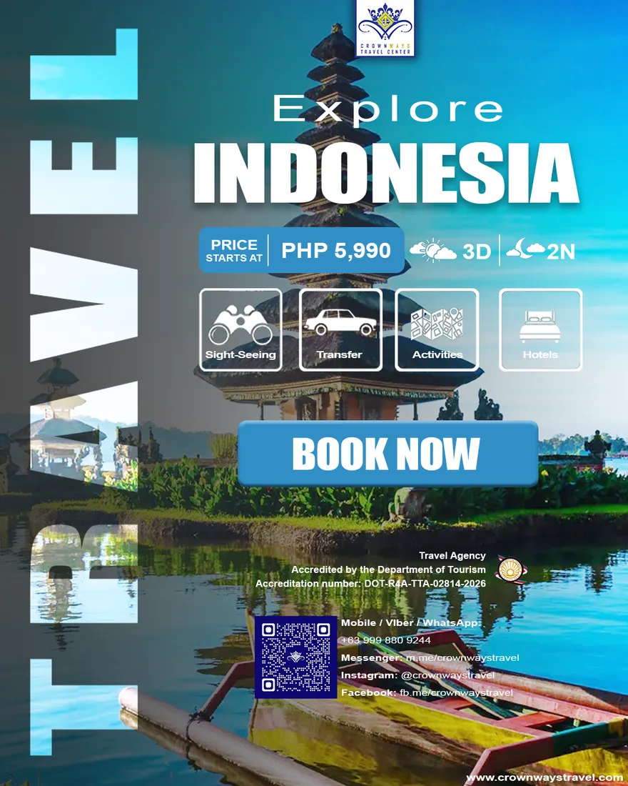 Bali, Indonesia tour package poster — Bali, Indonesia
