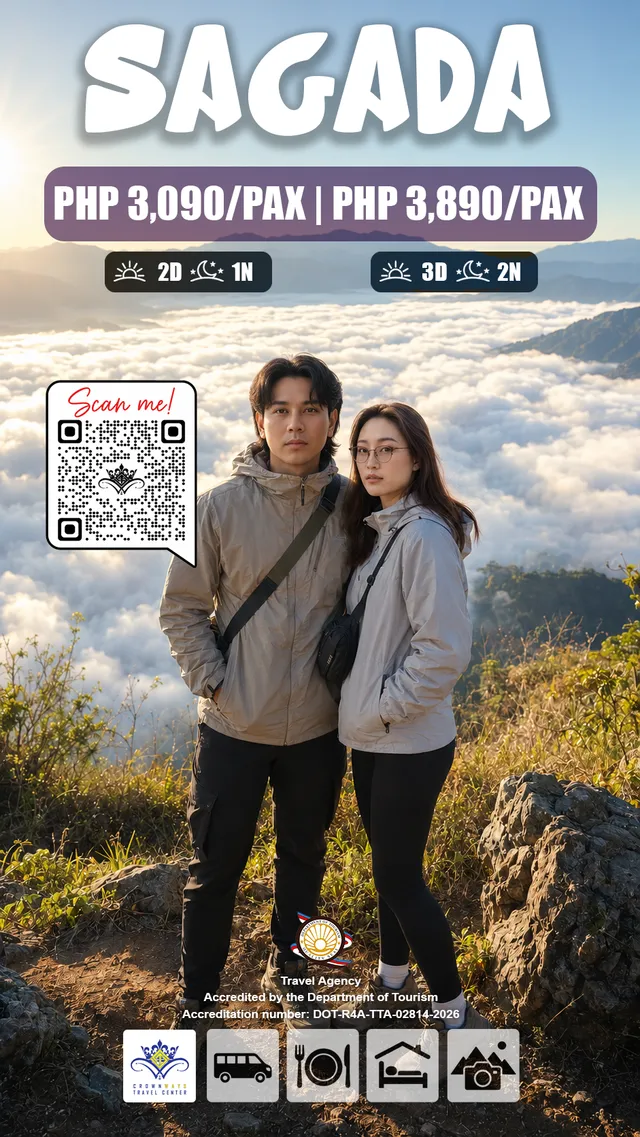 Sagada Mountain Escape tour package poster — Sagada, Mountain Province