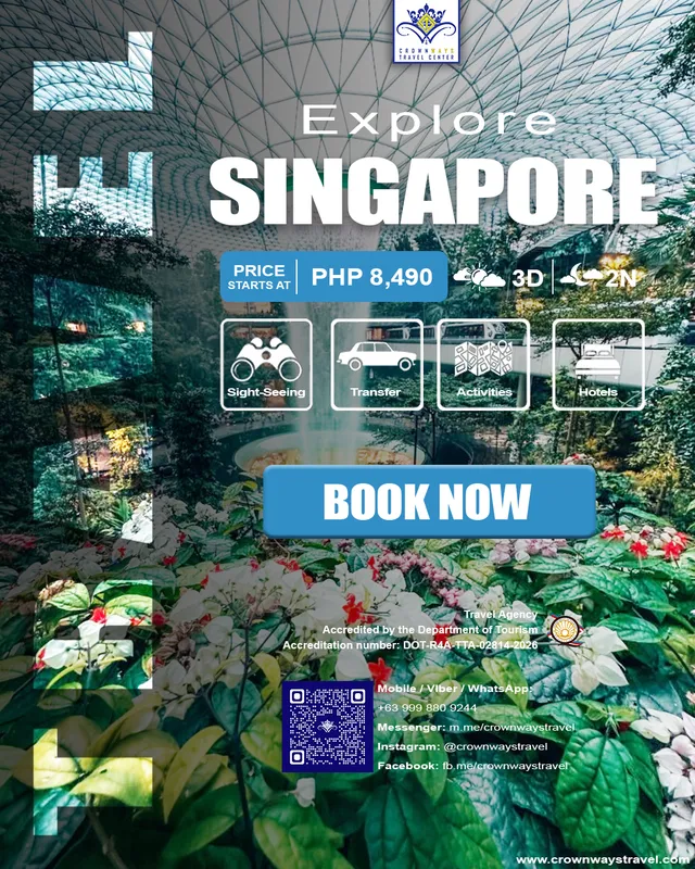 Singapore tour package poster — Singapore