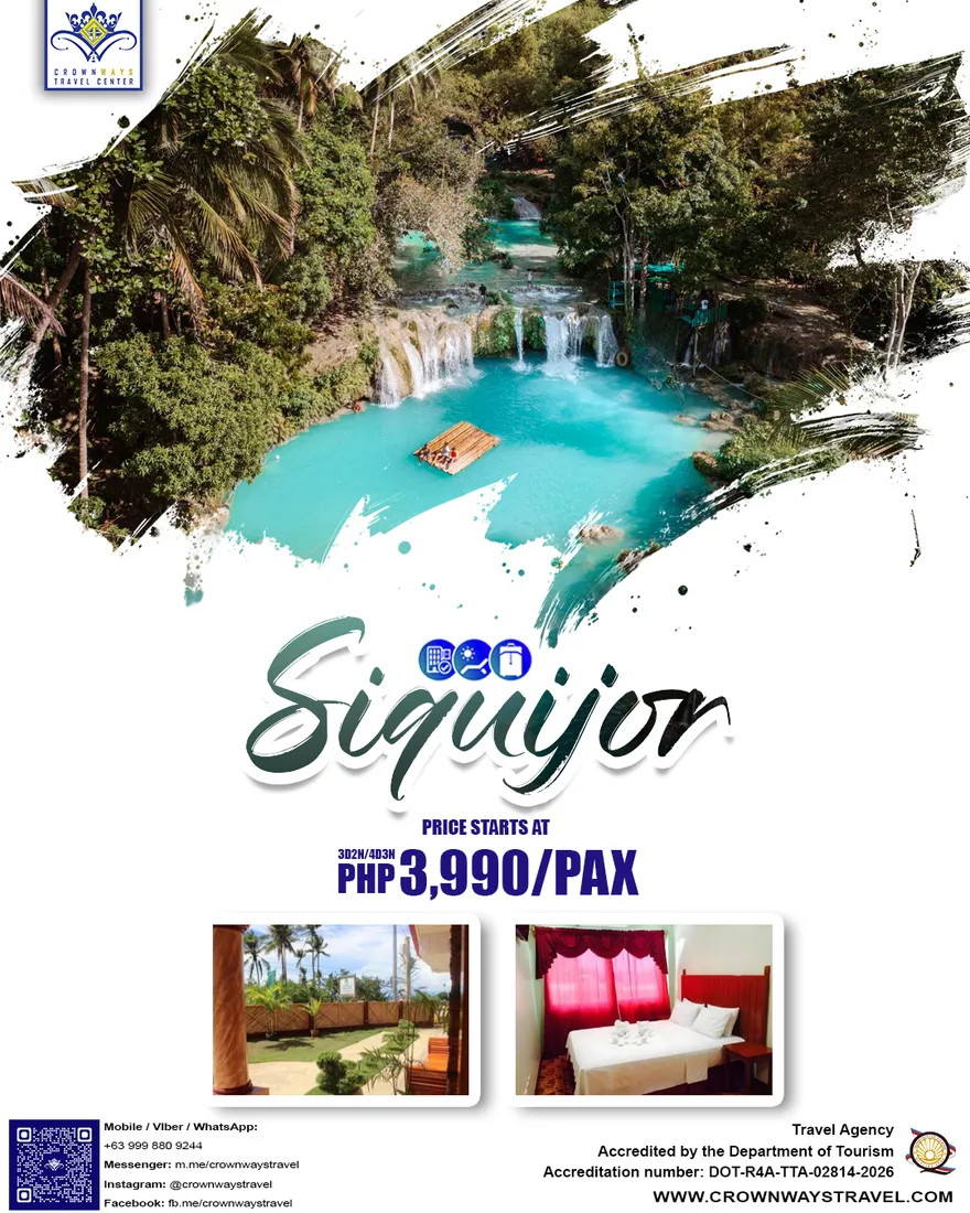 Siquijor tour package poster — Siquijor