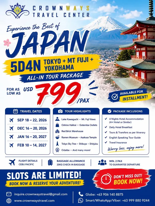 Best of Japan: Tokyo · Mt. Fuji · Yokohama poster — Tokyo, Mt. Fuji & Yokohama, Japan